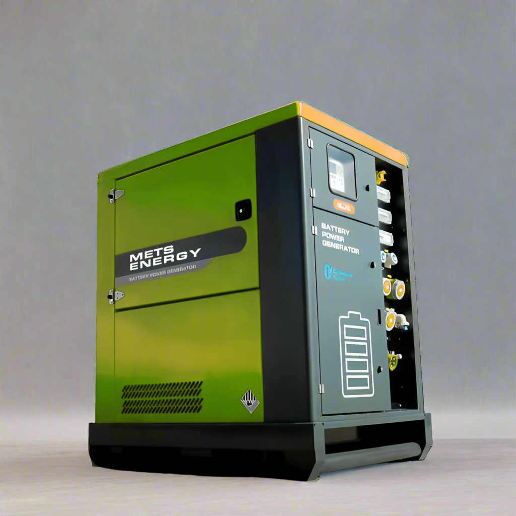 Battery energy storage system BESS, with METS energy branding