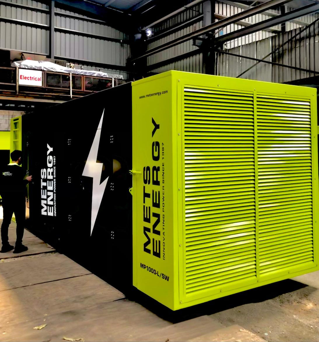 Containerized Canopy for a 1000KVA generator