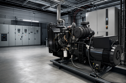 generator room, wide shot