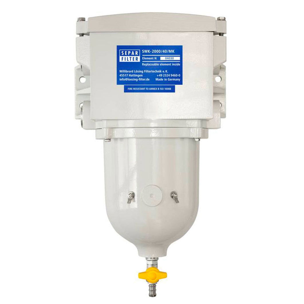 image of Separ SWK2000 /40 filter in a white background