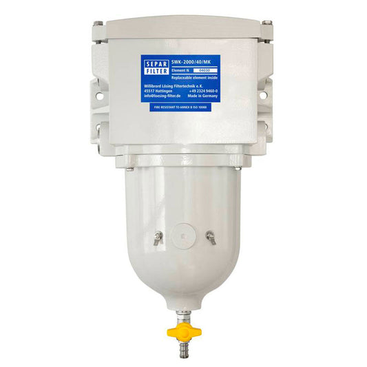 image of Separ SWK2000 /40 filter in a white background