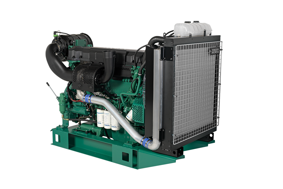 image inside a volvo-penta generator